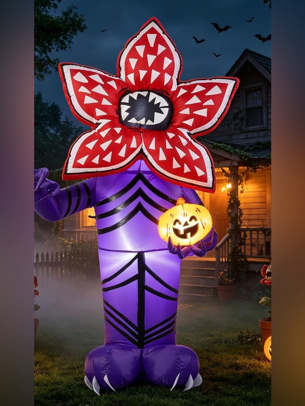stranger things Netflix show demogorgon airblown Halloween inflatable 5 ft NEW